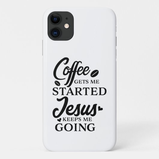 Christelijke offerte-koffie geeft me een startscri Case-Mate iPhone case (Achterkant)