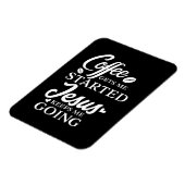 Christelijke offerte-koffie geeft me een startscri magneet (Linkerzijde)