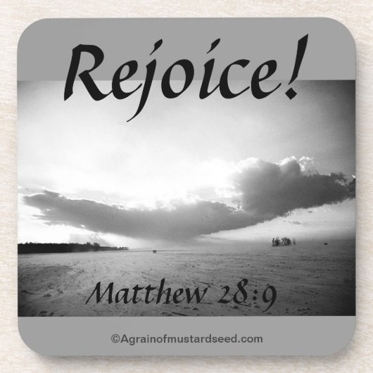 Christelijke offertes Inspirerend Bier Onderzetter (Voorkant)