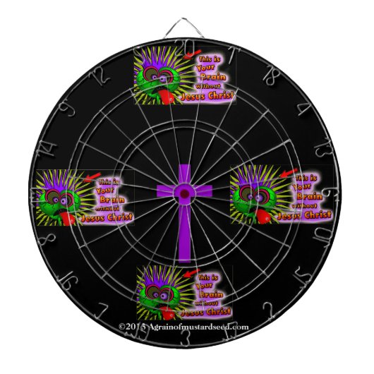 Christelijke offertes Inspirerend Dartbord (Voorkant)