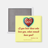 Christelijke offertes Inspirerend Magneet (Voorkant / Achterkant)