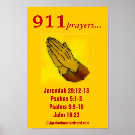 Christelijke offertes poster (Voorkant)