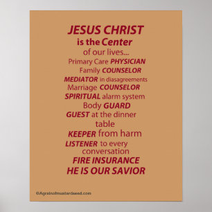 Christelijke offertes poster