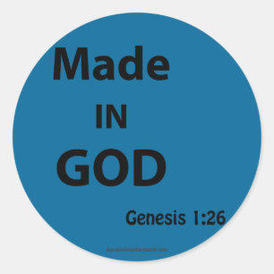 Christelijke offertes ronde sticker