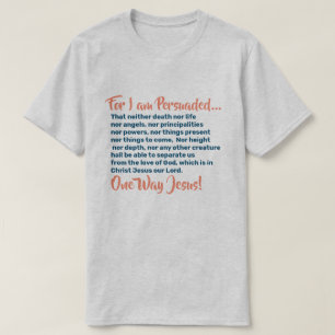 Christelijke overhemden niets kan ons houden voor t-shirt