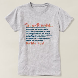 Christelijke overhemden niets kan ons houden voor t-shirt