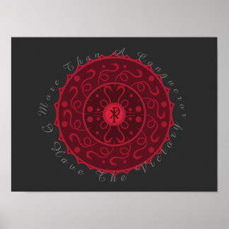 Christelijke overwinning poster