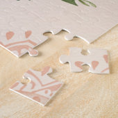 Christelijke paashaas Boho Pastel Legpuzzel (Zijkant)