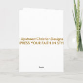 Christelijke Paaskaart ~ Kruis & Eieren Feestdagen Kaart (Achterkant)
