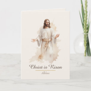 Christelijke Pasenkaart Hij Is Opgestaan Zegen Feestdagen Kaart