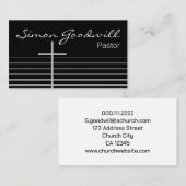 Christelijke pastoor minister Visitekaartjes | Een (Voorkant / Achterkant)