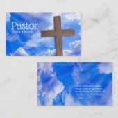 Christelijke pastor, visitekaartje (Voorkant / Achterkant)