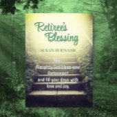 Christelijke pensioenzegeningskaart feestdagen kaart