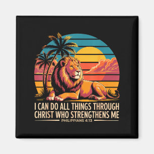 Christelijke Philipanen 4 13 Religieuze Leeuw Ster Magneet
