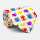 Christelijke pictogrammen stropdas (Opgerold)