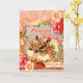 Christelijke Pinks van het Kant van de Bloemen van Kaart (Gele Bloem)