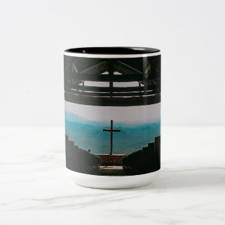 Christelijke Plaats buitenshuis Chapel Carolinas Tweekleurige Koffiemok