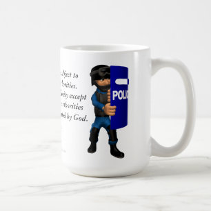 Christelijke politie koffiemok