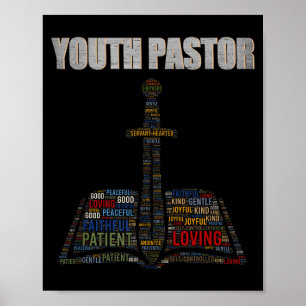 Christelijke predikant Woordwolk Jeugdpastoor Waar Poster