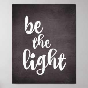 Christelijke prijsverhoging: wees licht poster