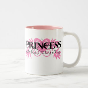 Christelijke prinses tweekleurige koffiemok