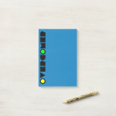 Christelijke profetische Spirituele oorlogvoering Post-it® Notes (Op bureau)