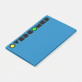 Christelijke profetische Spirituele oorlogvoering Post-it® Notes (Schuin)