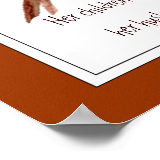 Christelijke protocol voor moederscripts 31 Waterv Poster (Hoek)