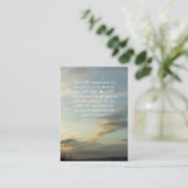 Christelijke psalm 121 | Inspirerend Visitekaartje (Staand voorkant)