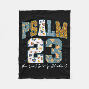 Christelijke Psalm 23 Retro De Heer Is Mijn Herder Fleece Deken