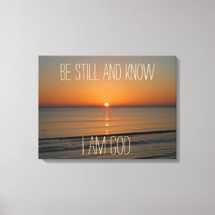 Christelijke Quote Canvas Print