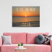 Christelijke Quote Canvas Print (Insitu (Woonkamer))