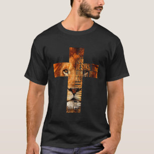 Christelijke religie Jezus de leeuw van Judah T-shirt