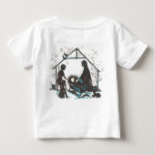 Christelijke religieuze Baby Jezus Kerstfeest Nati (Achterkant)