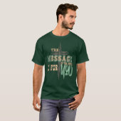 Christelijke Religieuze Boodschap van het Cross T- T-shirt (Voorkant volledig)