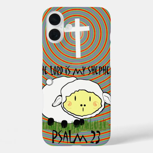 Christelijke Religieuzen De Heer is mijn Herder Case-Mate iPhone Case (Achterkant)