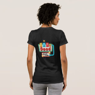 Christelijke Retro God is altijd goed T-shirt