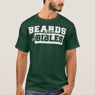 Christelijke s Beards en Bibles Cross Faith Jesus T-shirt
