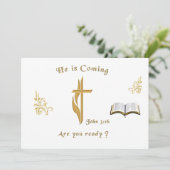 Christelijke Schrift Johannes 3:16 Kaart (Staand voorkant)