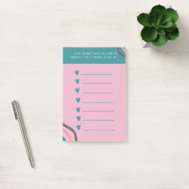 Christelijke Schrift Liefde Hart Herinnering Post-it® Notes