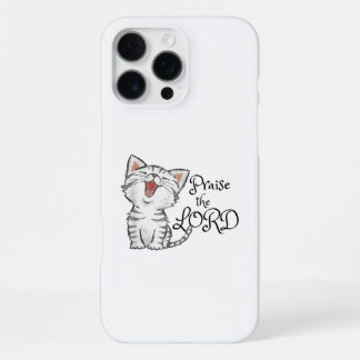 Christelijke schriftuur cadeau met knuffelkat, Pri iPhone 16 Pro Max Hoesje