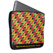 Christelijke scriptie van het dubbel erfgoed van J Laptop Sleeve (Voorkant Rechts)