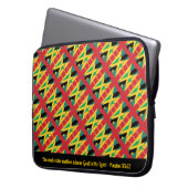 Christelijke scriptie van het dubbel erfgoed van J Laptop Sleeve (Voorkant Links)