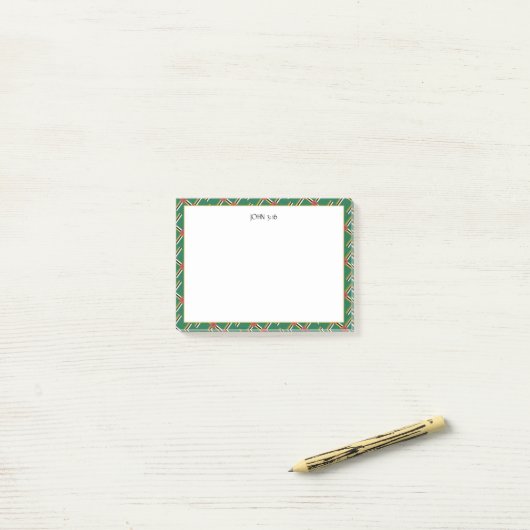 CHRISTELIJKE scripts DOMINICA FLAG Post-it® Notes (Op bureau)