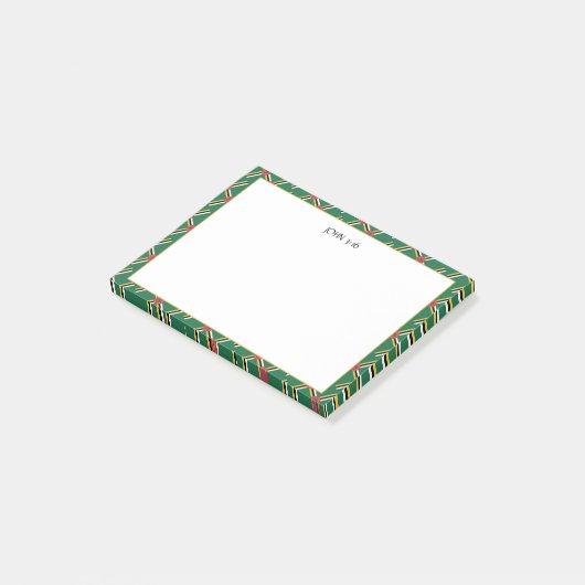 CHRISTELIJKE scripts DOMINICA FLAG Post-it® Notes (Schuin)