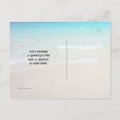 Christelijke Scriptsky Water Peace Afraid Aankondigingskaart (Achterkant)