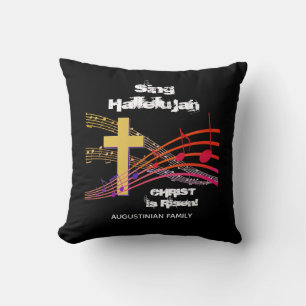Christelijke SING HALLELUJAH CHRIST IS RISEN Easte Kussen