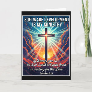 Christelijke softwareontwikkeling is mijn bedienin kaart
