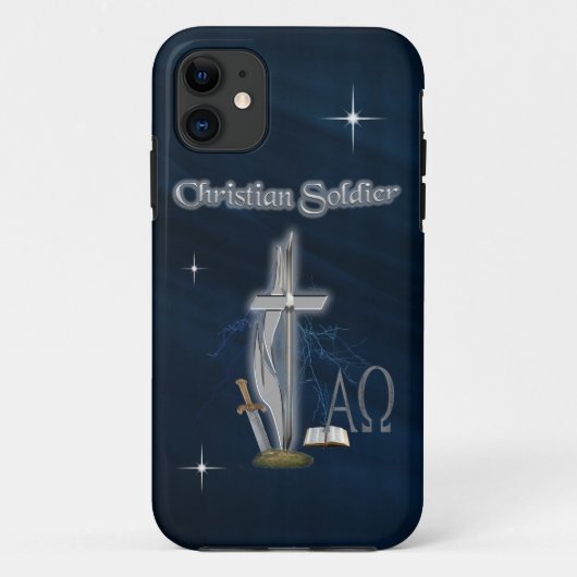 Christelijke soldaat Case-Mate iPhone case (Achterkant)