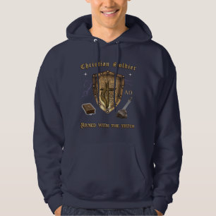 Christelijke soldaat hoodie